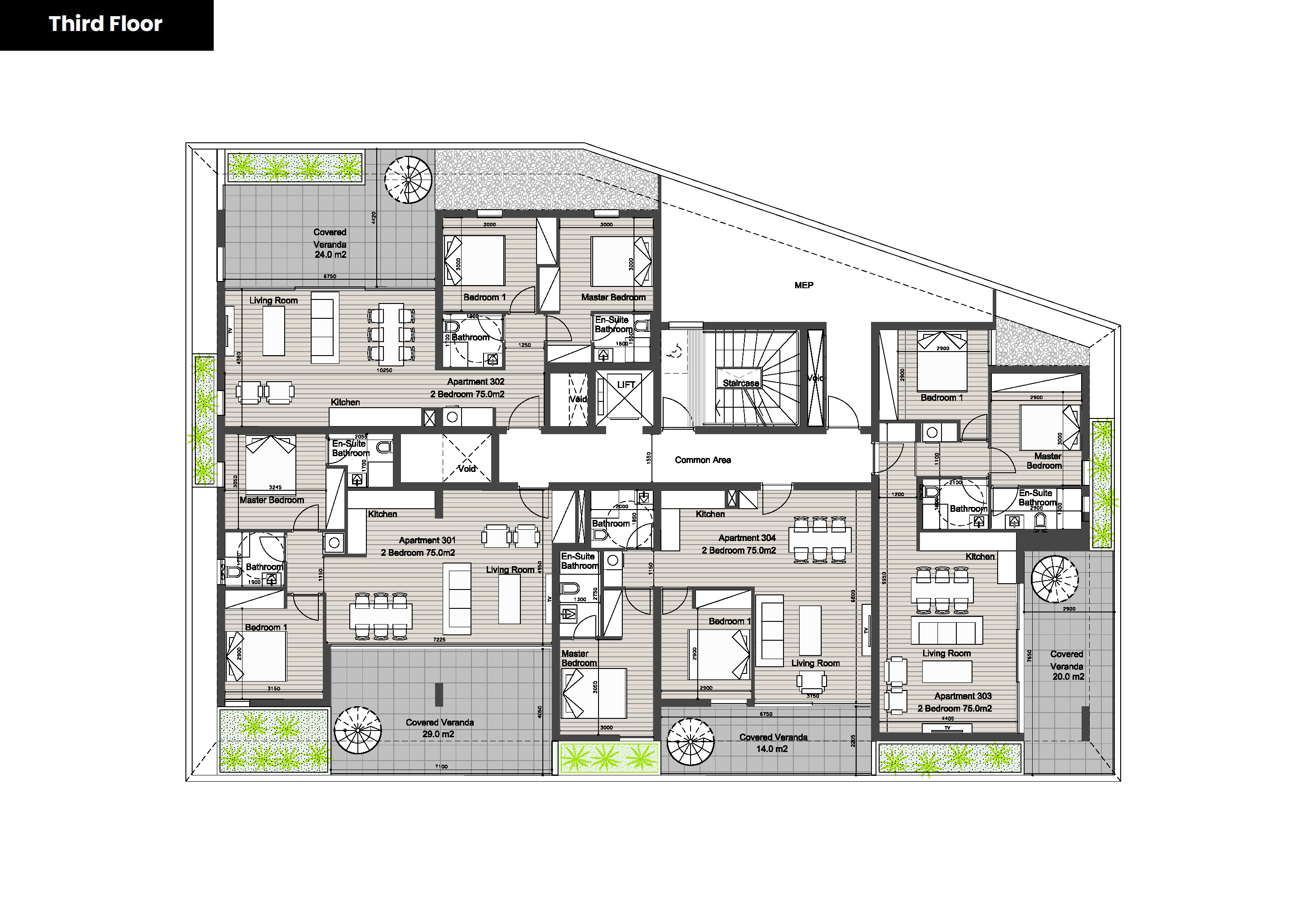[PARK VIEW] floor plan 4